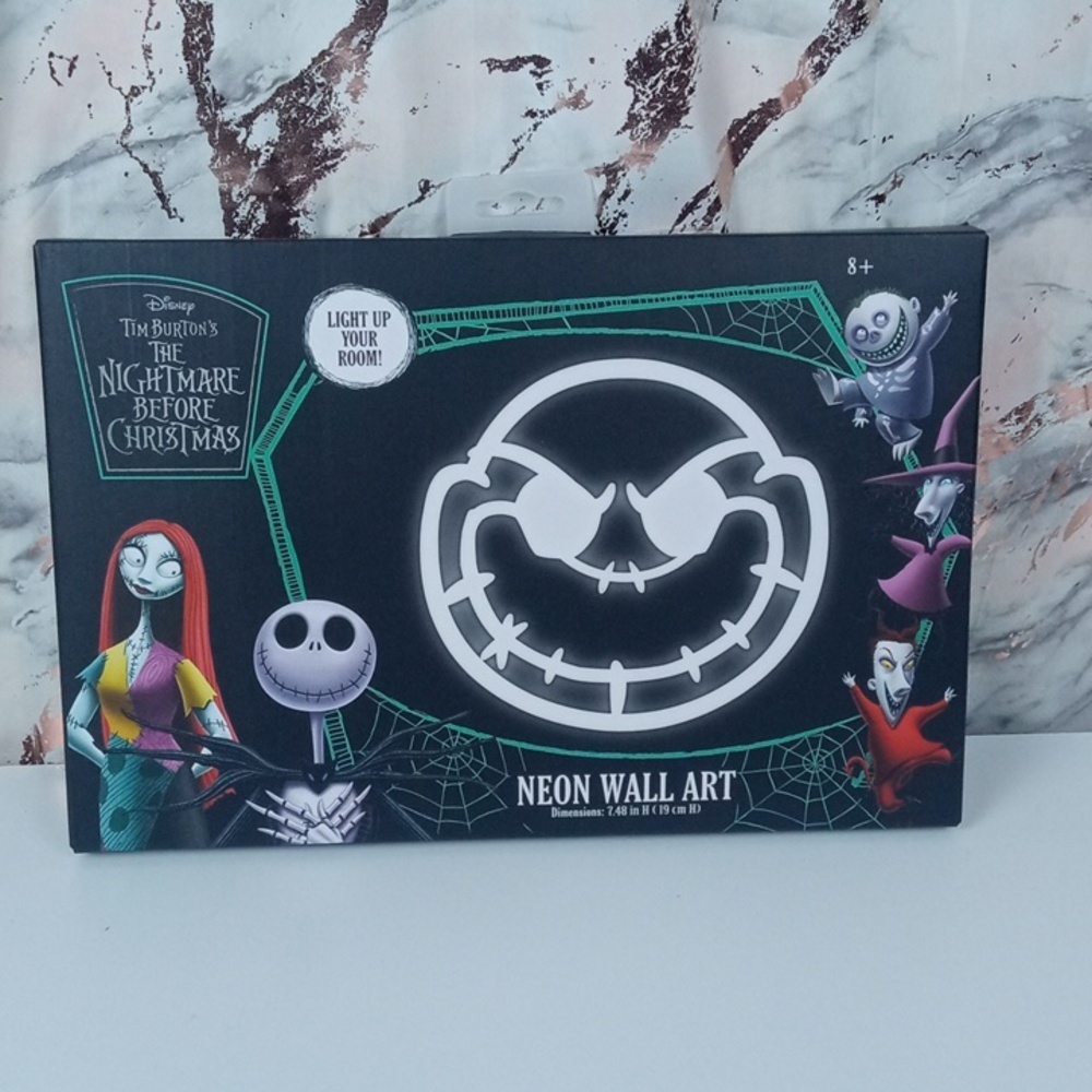 🏠 The Nightmare Before Christmas Neon Wall Art Sign